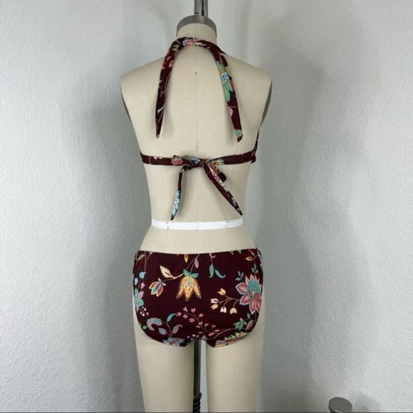 Shoshanna Metallic Floral Bikini Set - Picture 3 of 6